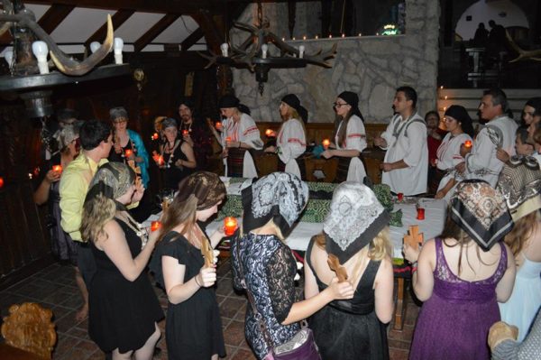 Ritual Killling of a Livind dead in Vampire in Transylvania -the awarded Dracula tour from Bucharest